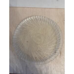 Vintage Arcoroc Seabreeze Swirl Dinner Plate Frosted Dinnerware Replacement 10"